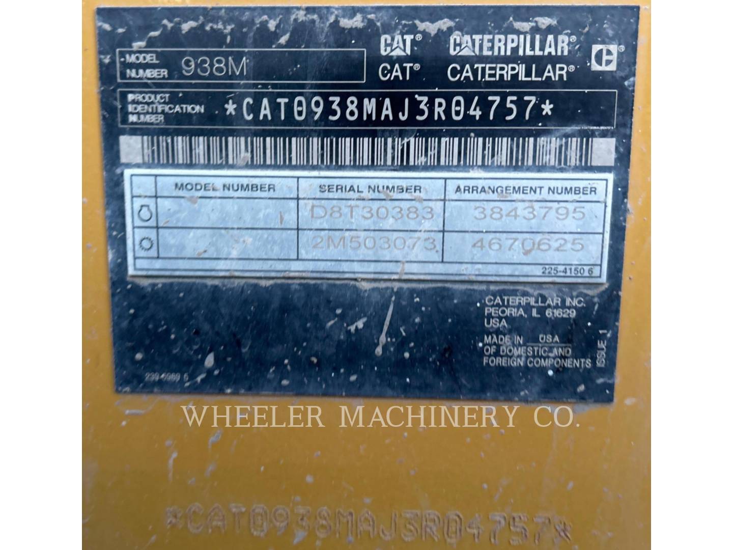 2018 Caterpillar 938M QC 3V Wheel Loader