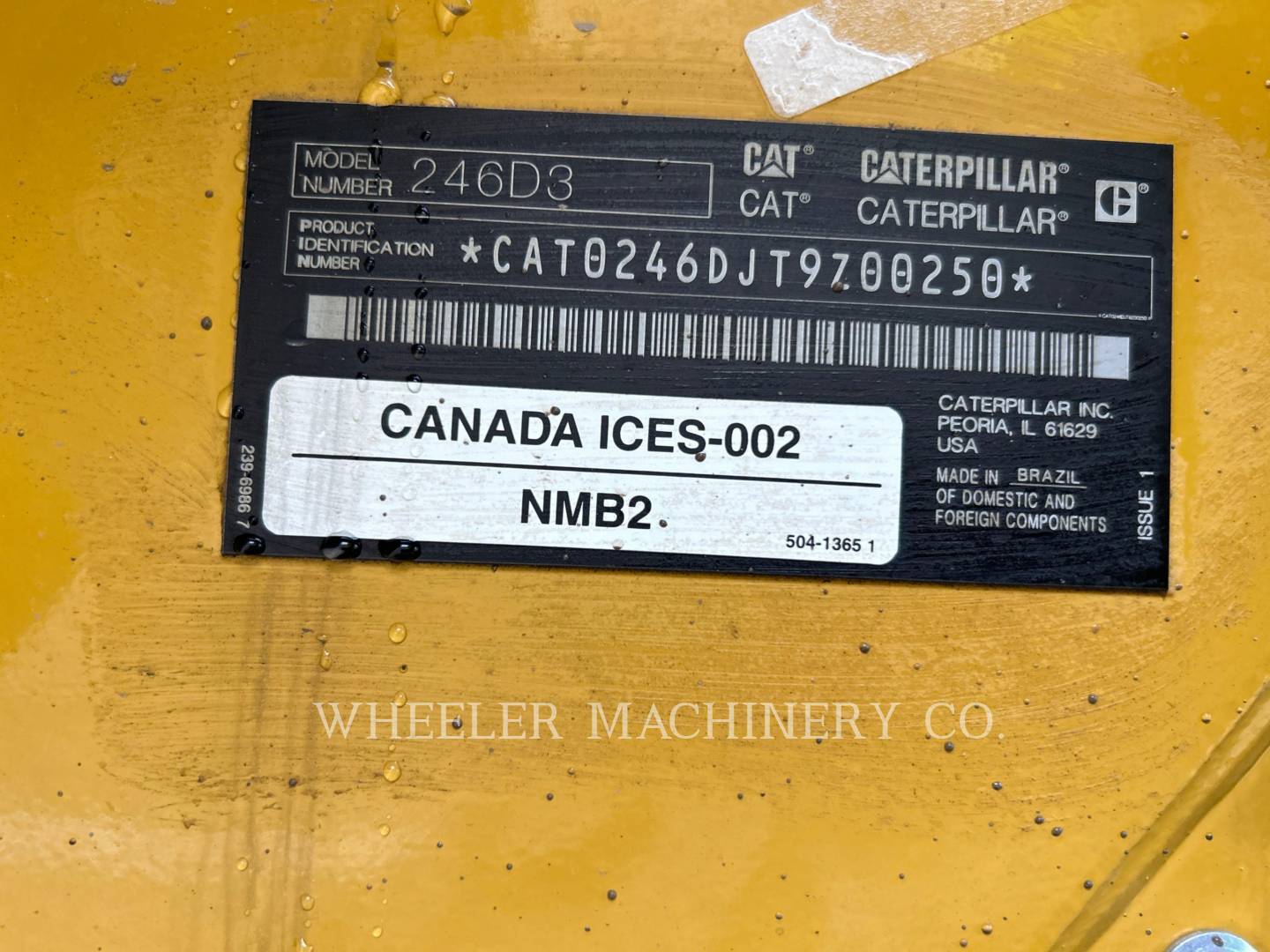 2023 Caterpillar 246D3 C3H2 Skid Steer Loader