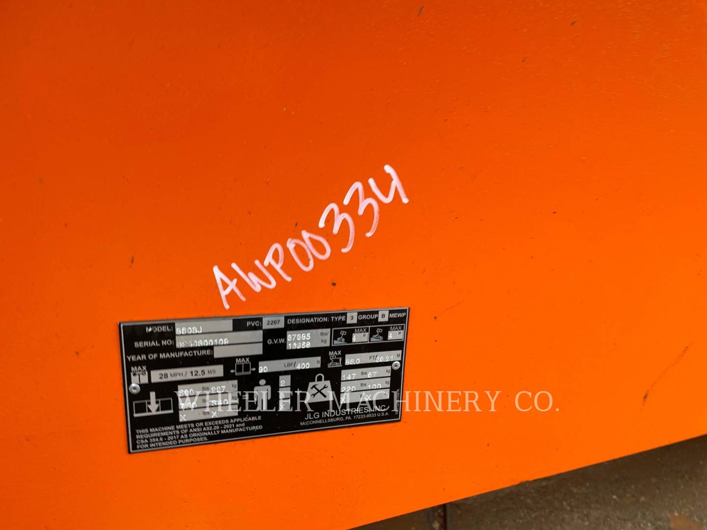 2023 JLG 860SJ SP Lift Truck