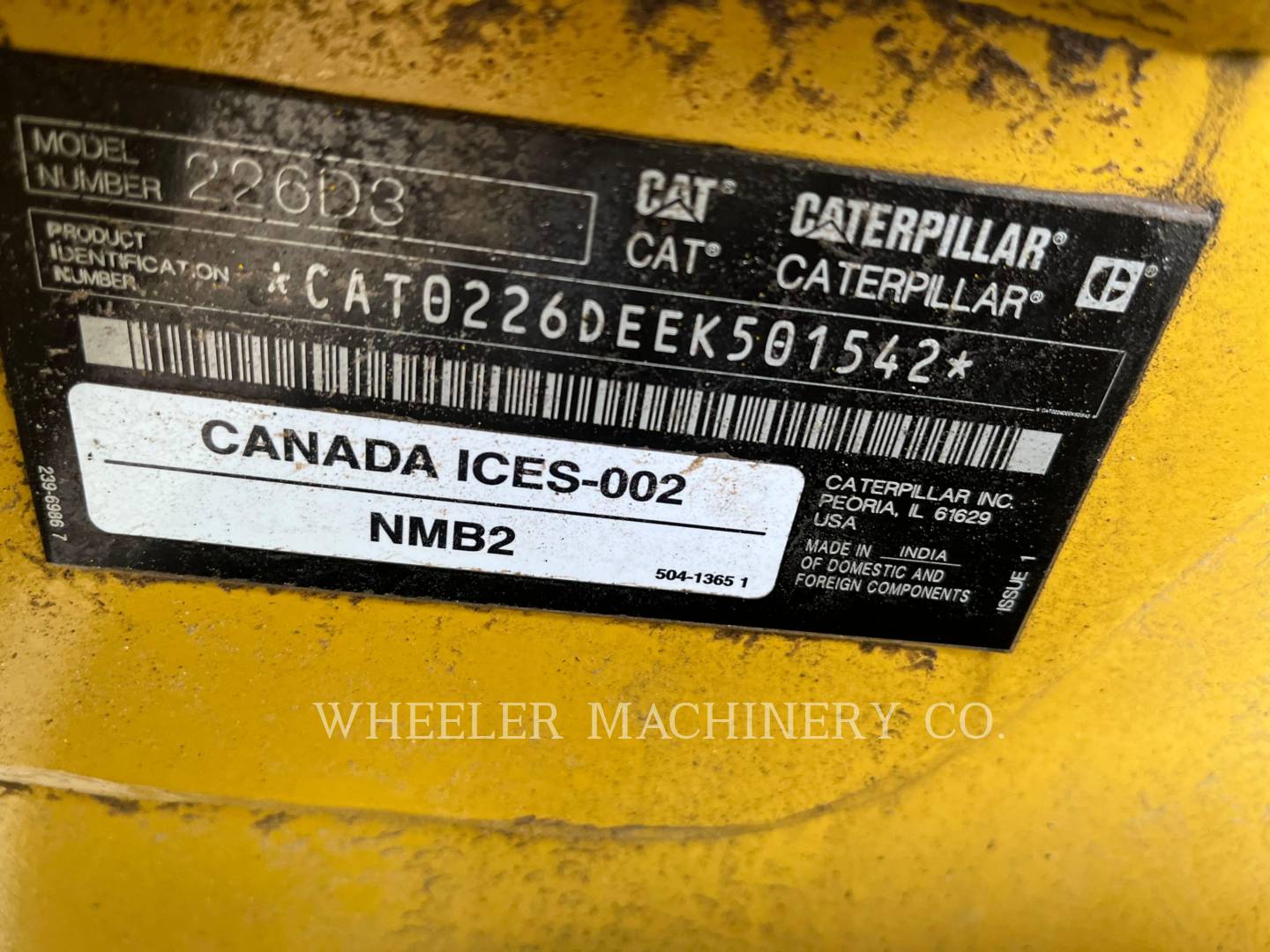 2022 Caterpillar 226D3 C3H2 Skid Steer Loader