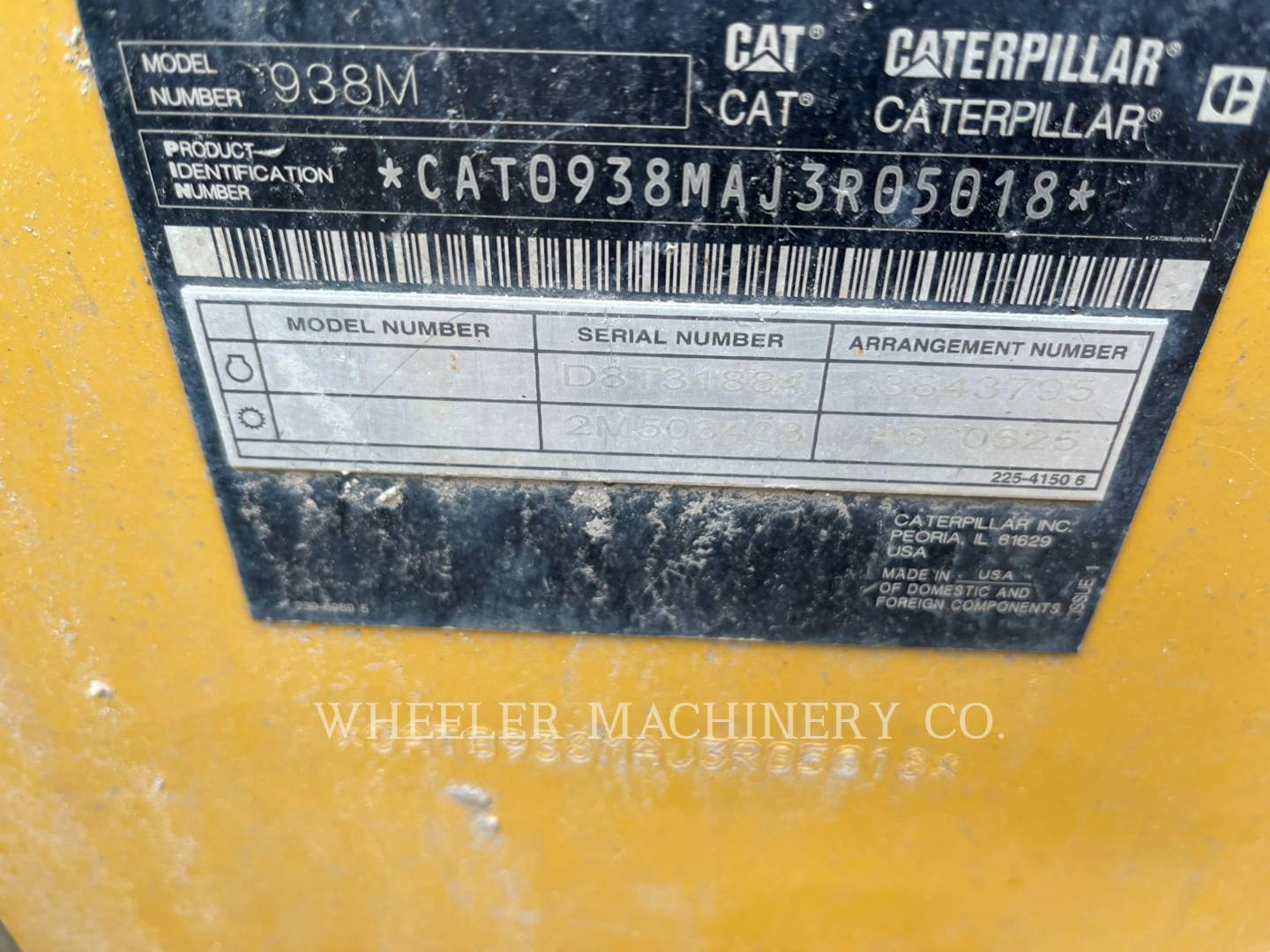 2018 Caterpillar 938M QC Wheel Loader