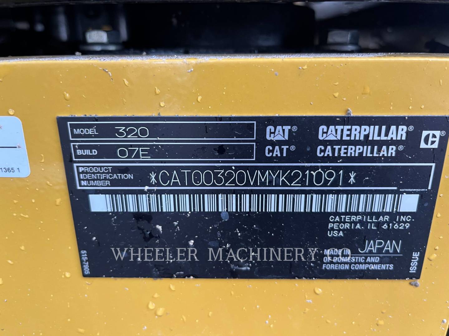 2023 Caterpillar 320 TH Excavator