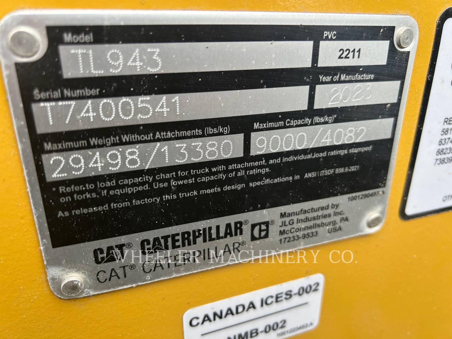 2023 Caterpillar TL943 CB TeleHandler