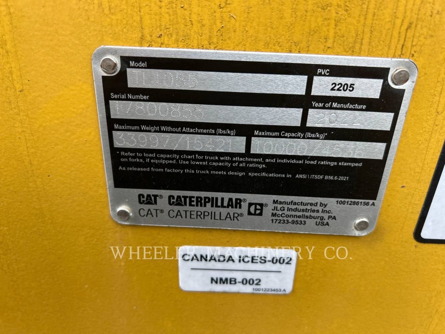 2023 Caterpillar TL1055-05 TeleHandler