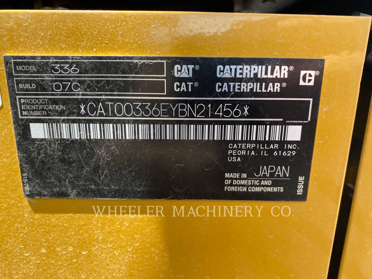 2022 Caterpillar 336 TH Excavator