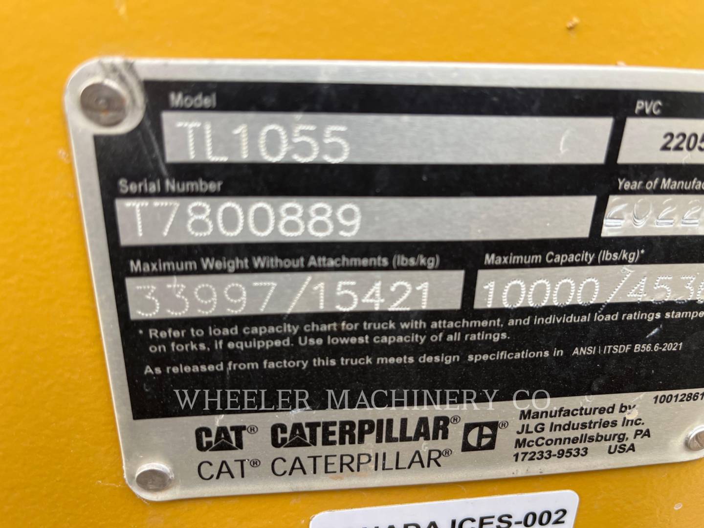 2023 Caterpillar TL1055-05 TeleHandler