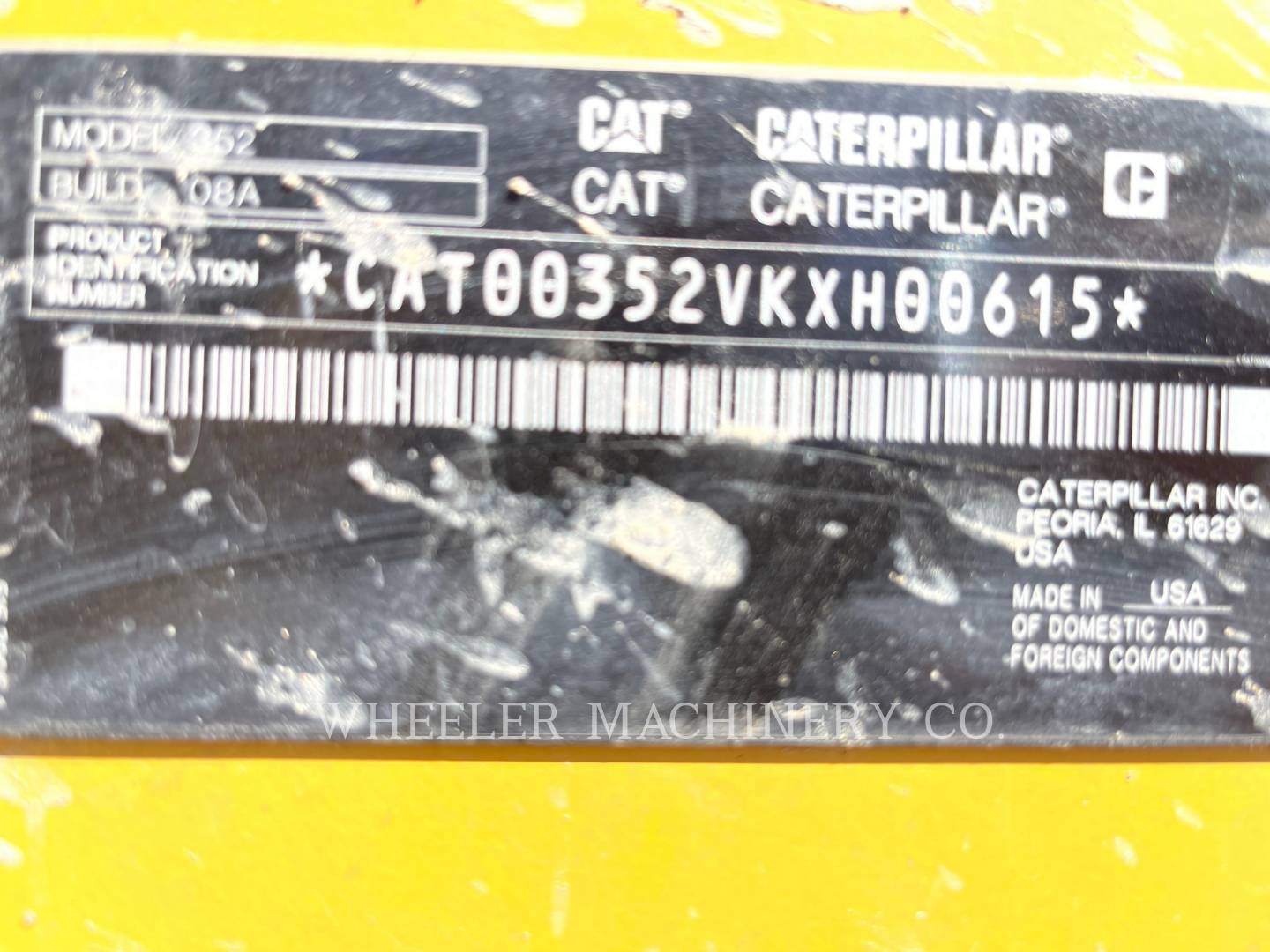 2023 Caterpillar 352 CF Excavator