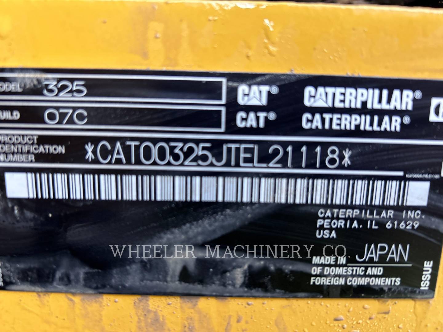 2023 Caterpillar 325 CF Excavator