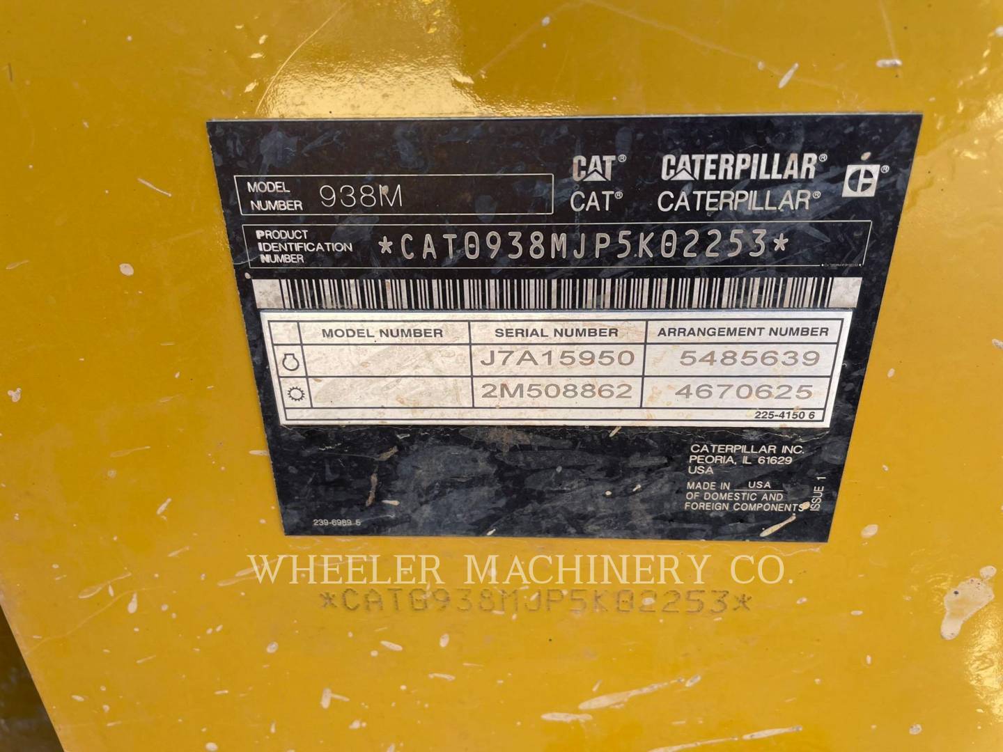 2021 Caterpillar 938M QC Wheel Loader