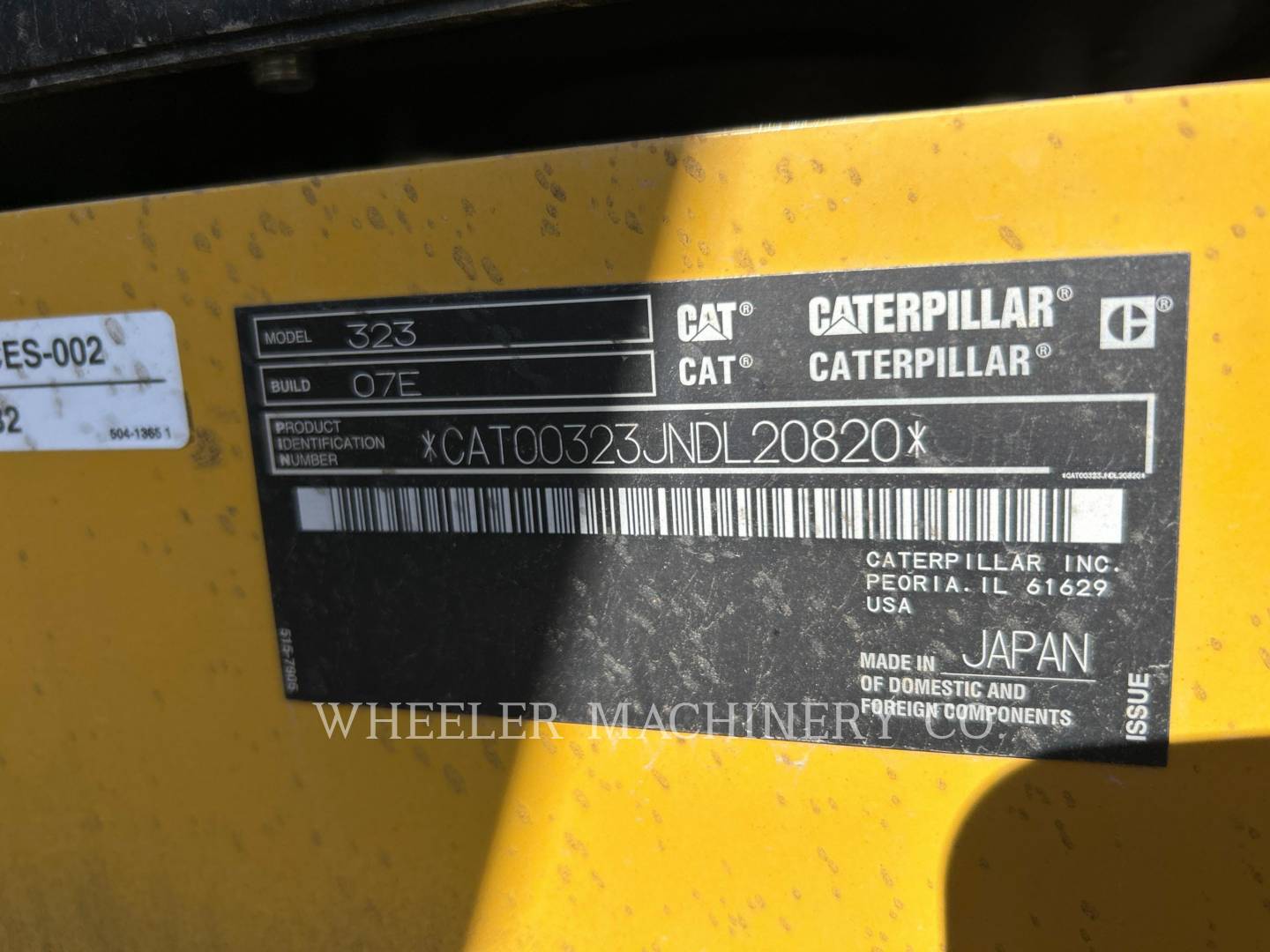 2023 Caterpillar 323 TH Excavator