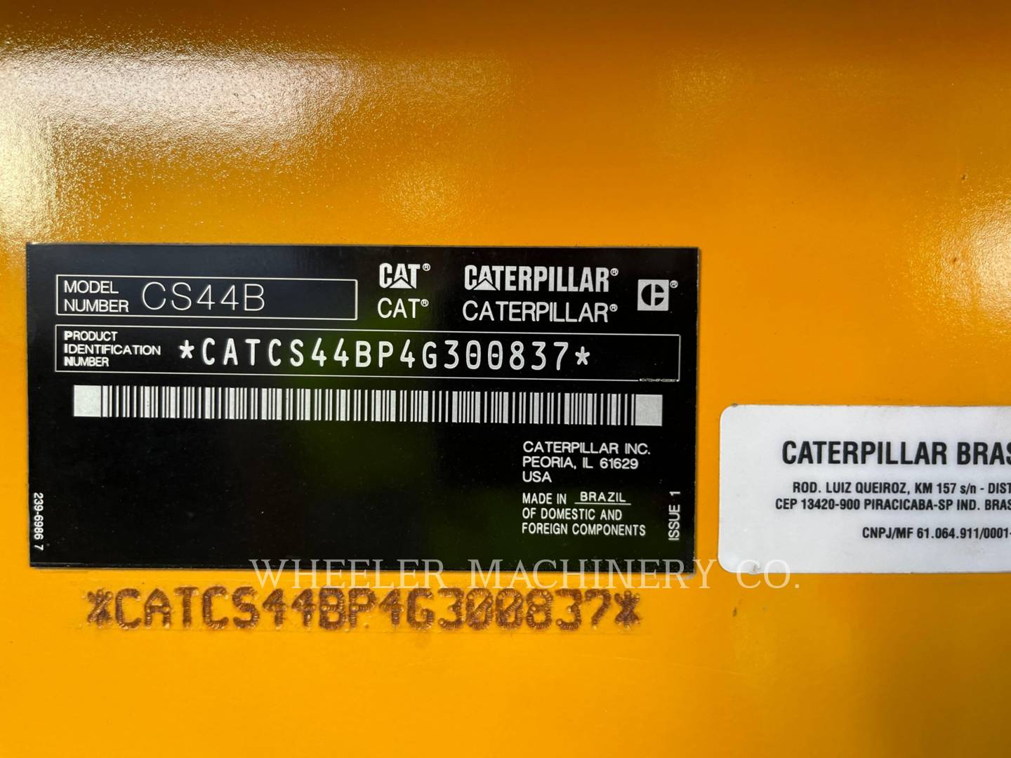 2023 Caterpillar CS44B Vibratory Single