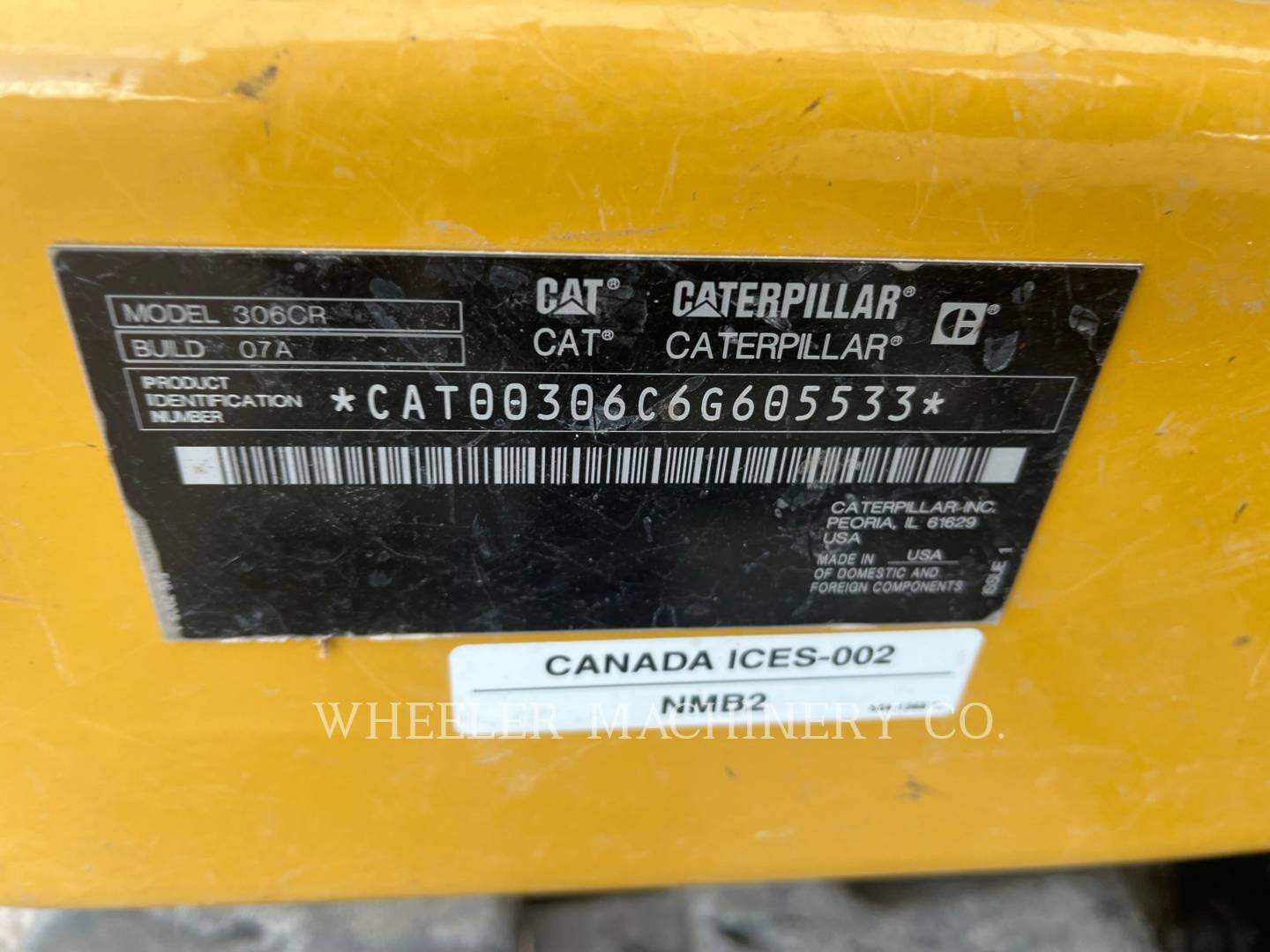 2022 Caterpillar 306 C3 TAQ Excavator