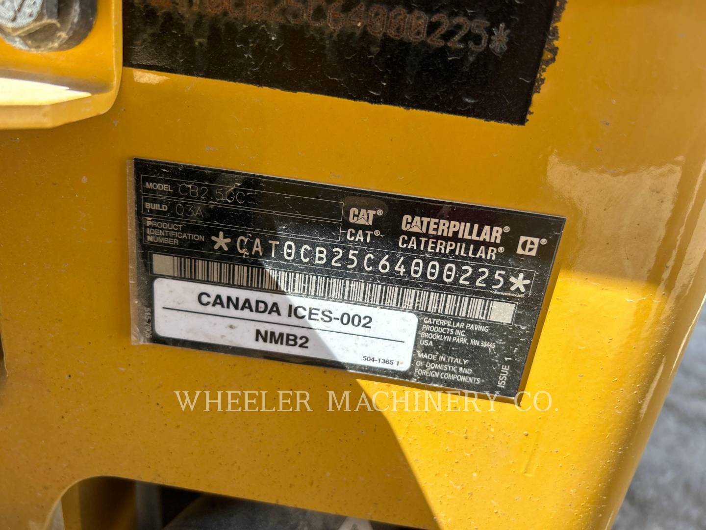 2023 Caterpillar CB2.5 GC Vibratory Double