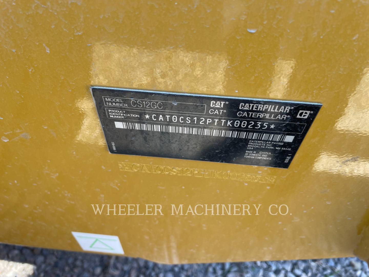 2022 Caterpillar CS12 GC Vibratory Single