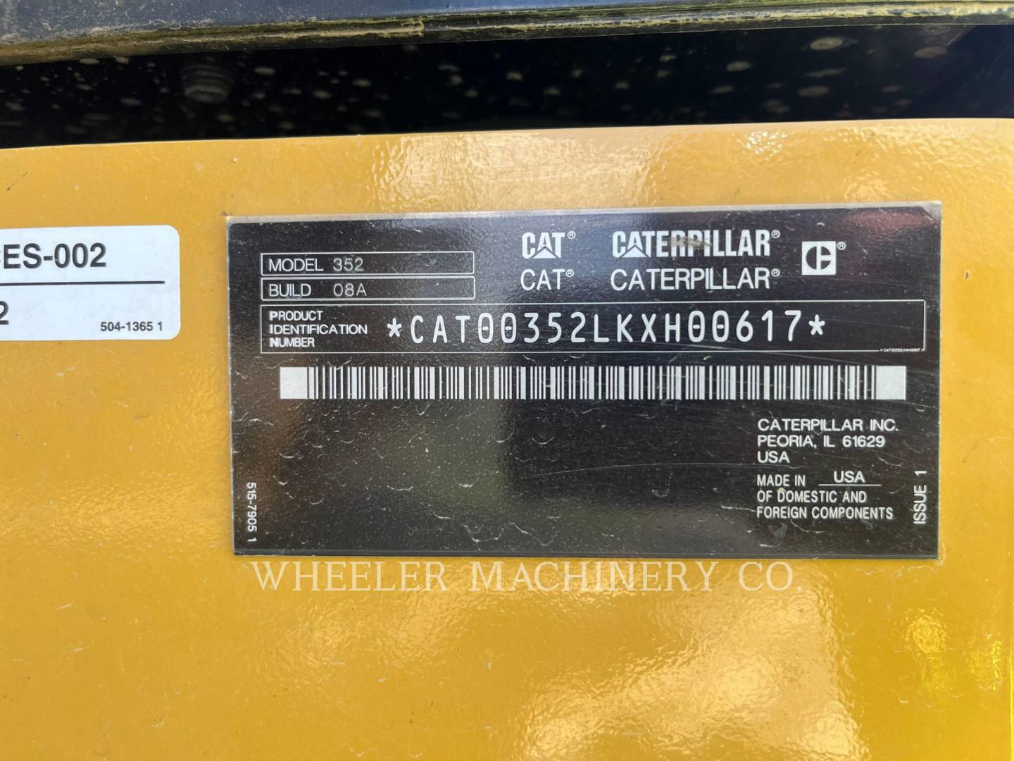 2023 Caterpillar 352 CF Excavator