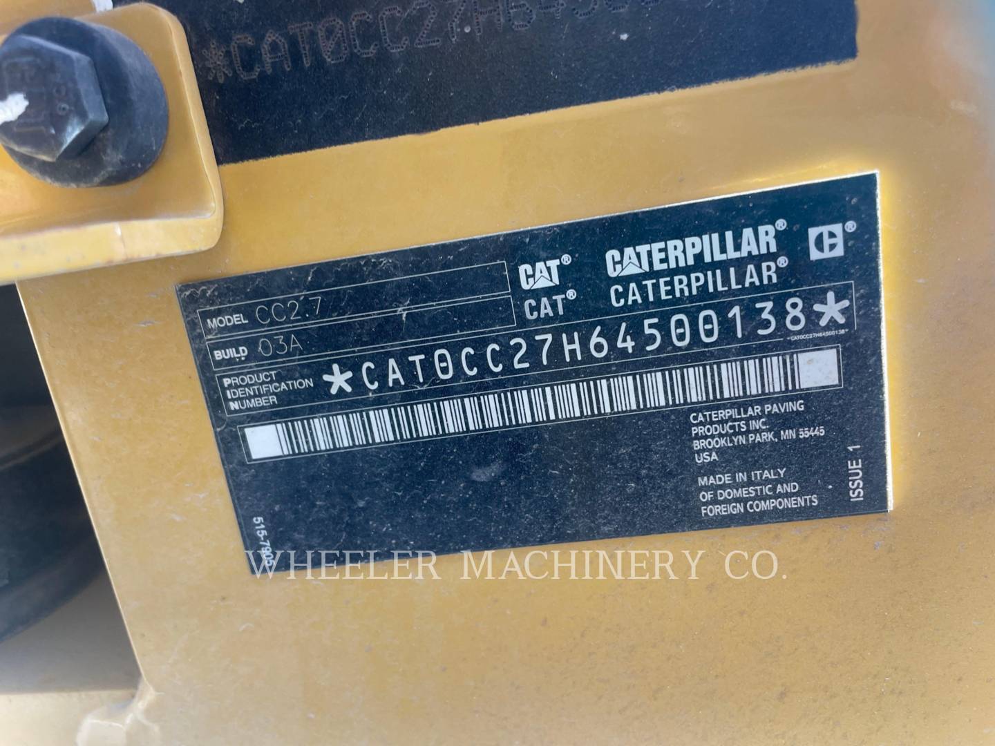 2022 Caterpillar CC2.7 Roller