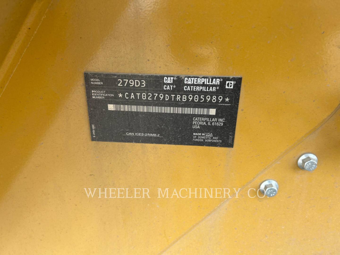 2023 Caterpillar 279D3 C3H2 Compact Track Loader