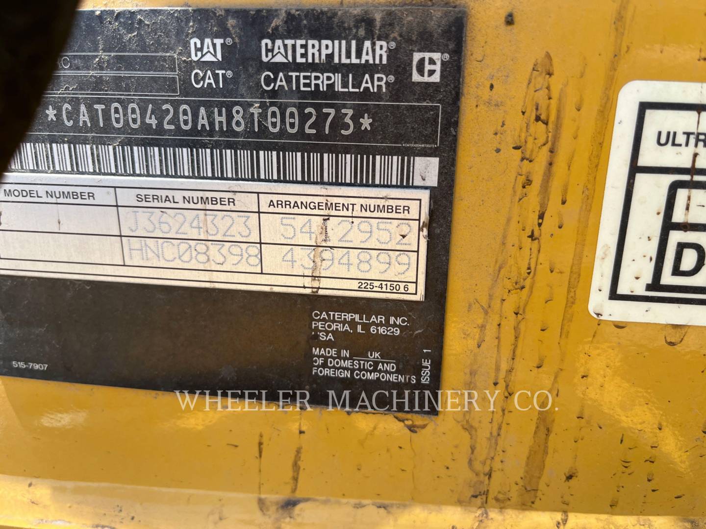 2020 Caterpillar 420 Tractor Loader Backhoe