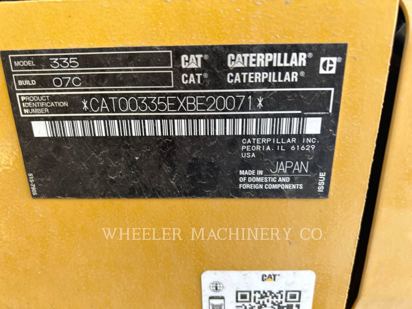 2023 Caterpillar 335 TH Excavator