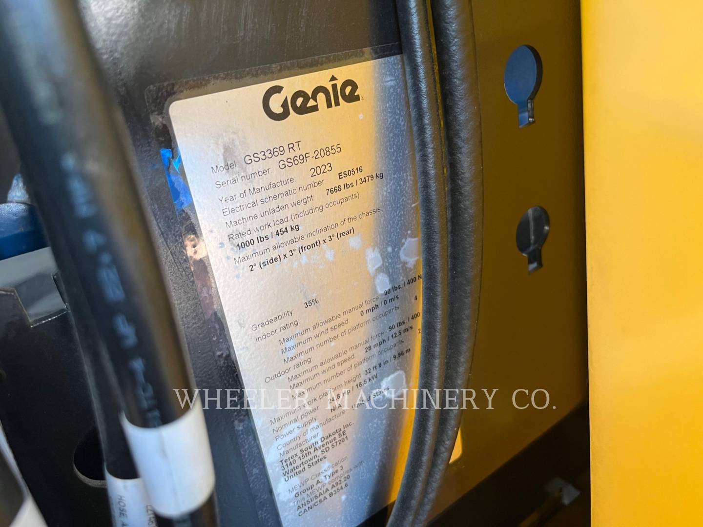 2023 Genie GS3369 RT Lift Truck