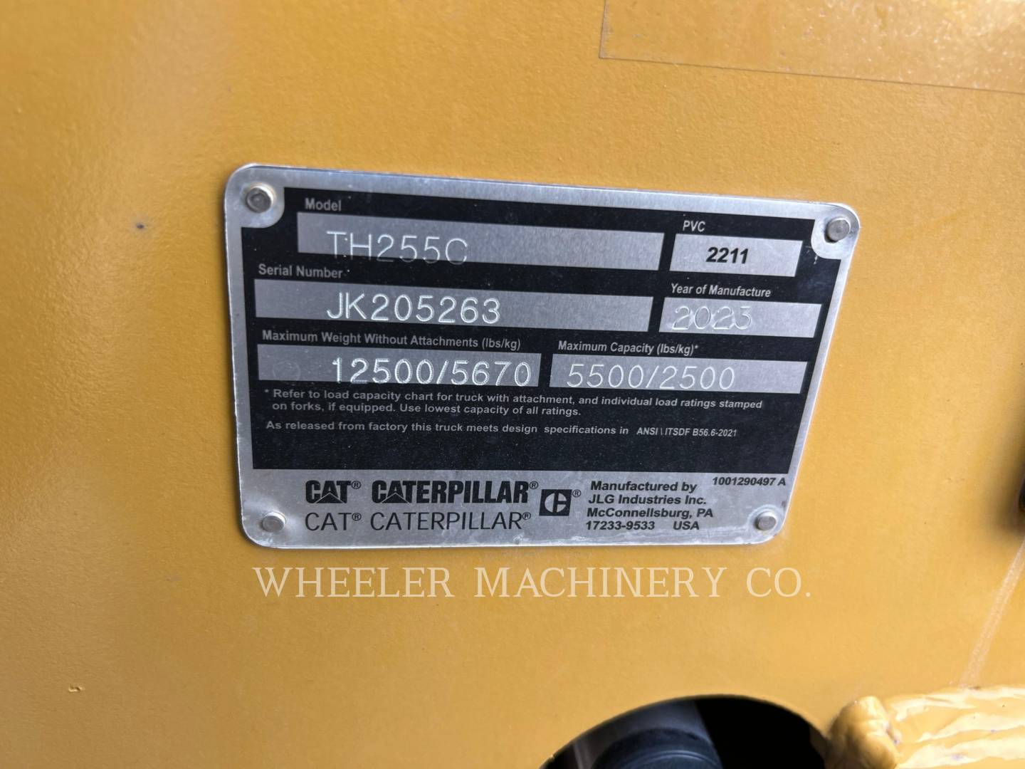 2023 Caterpillar TH255C CB TeleHandler