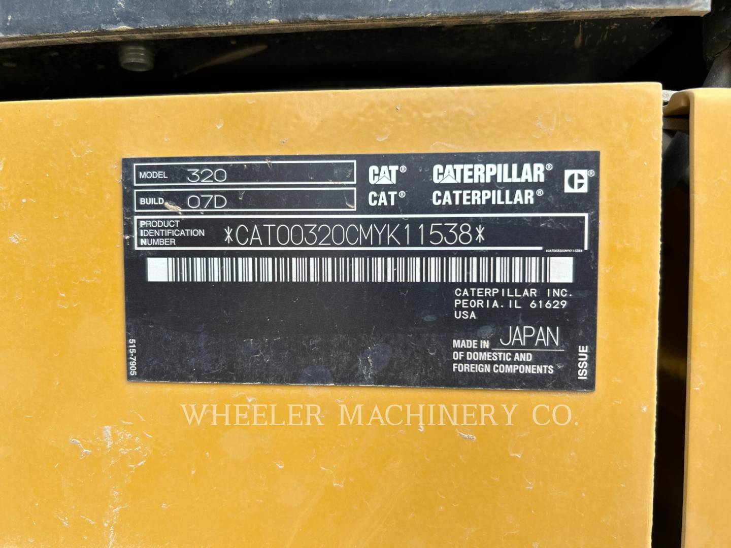 2022 Caterpillar 320 Excavator