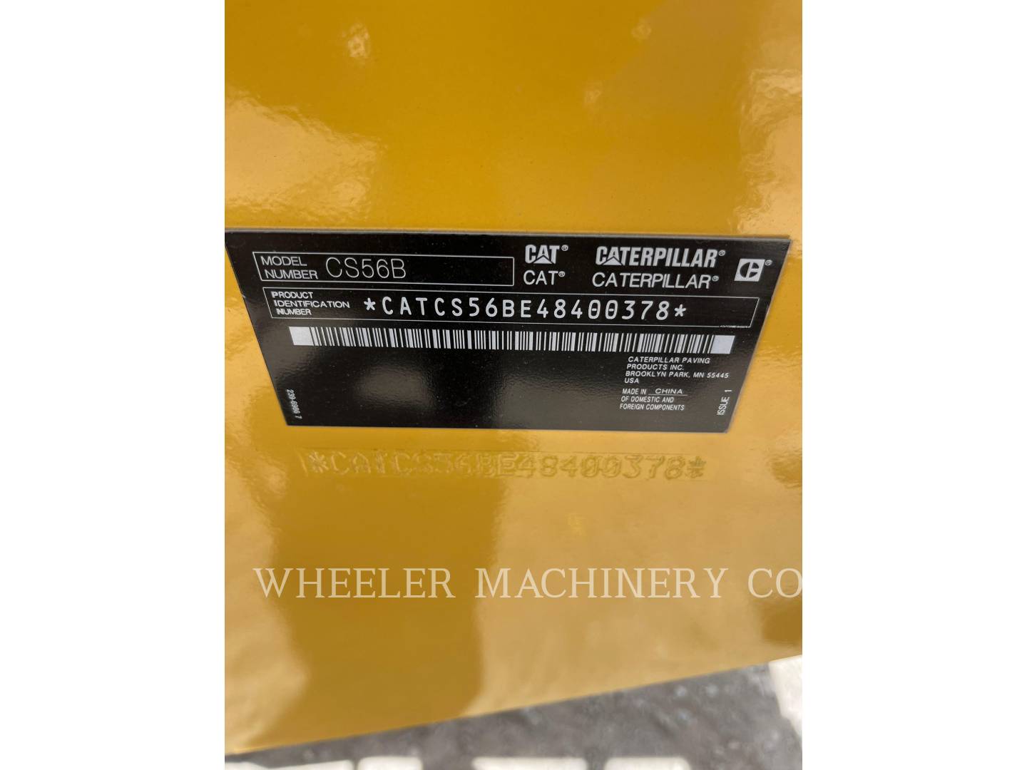 2023 Caterpillar CS56B Vibratory Single