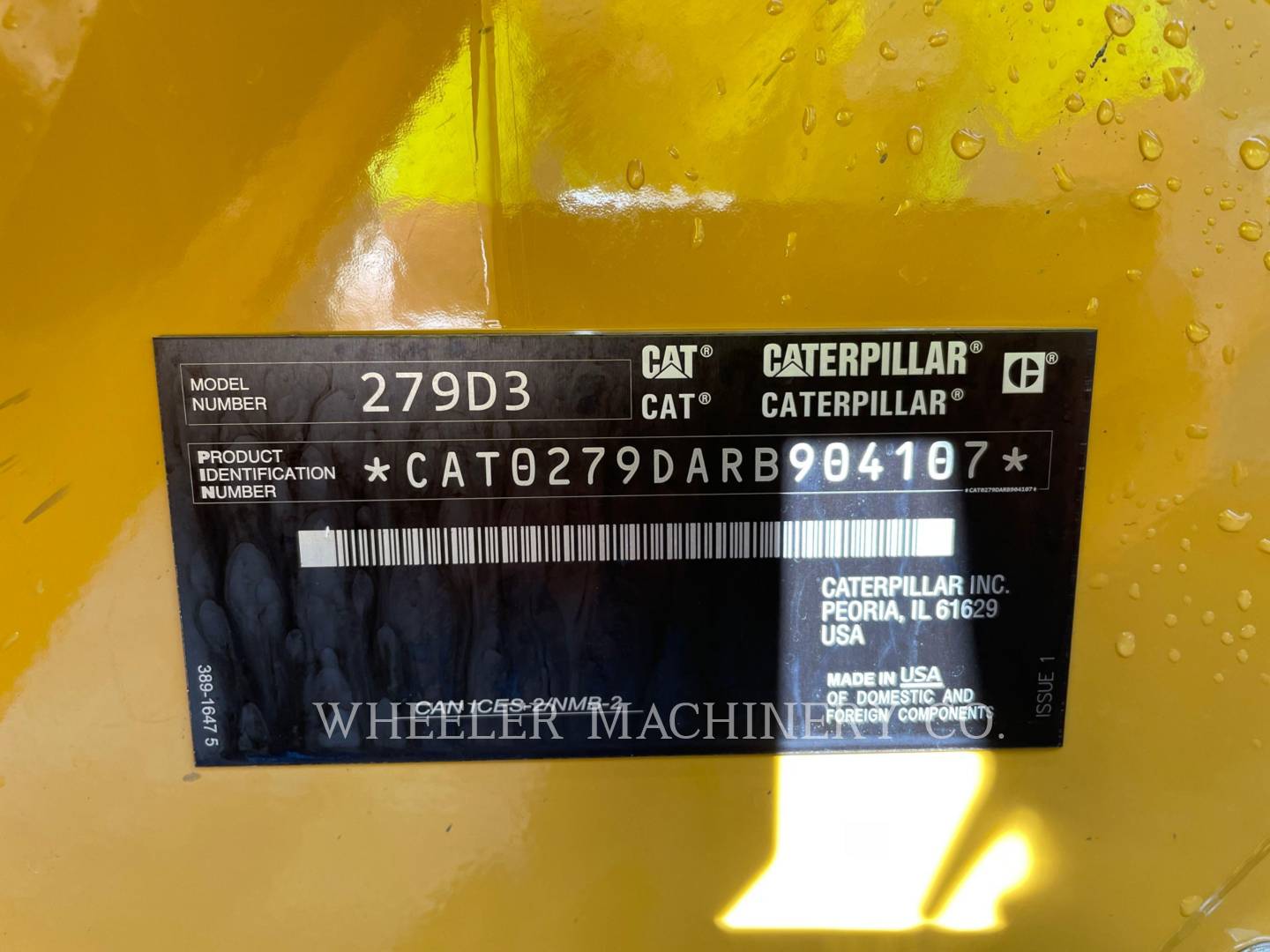 2022 Caterpillar 279D3 C3HF Compact Track Loader