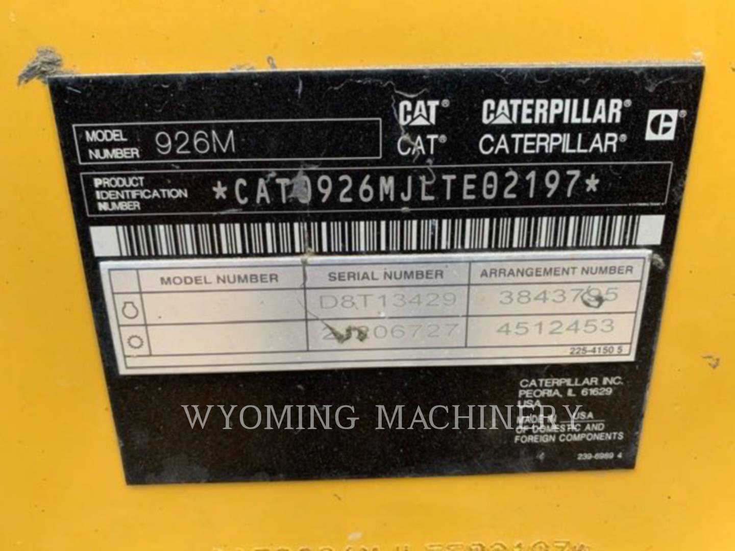 2016 Caterpillar 926M Wheel Loader