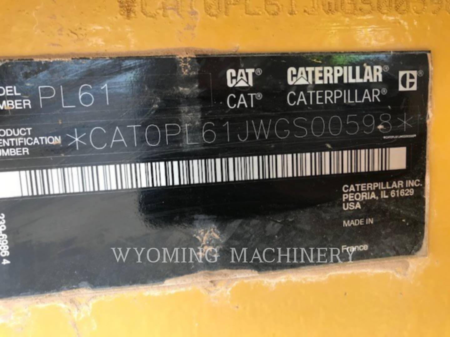 2014 Caterpillar PL61 Crawler Pipe Layer