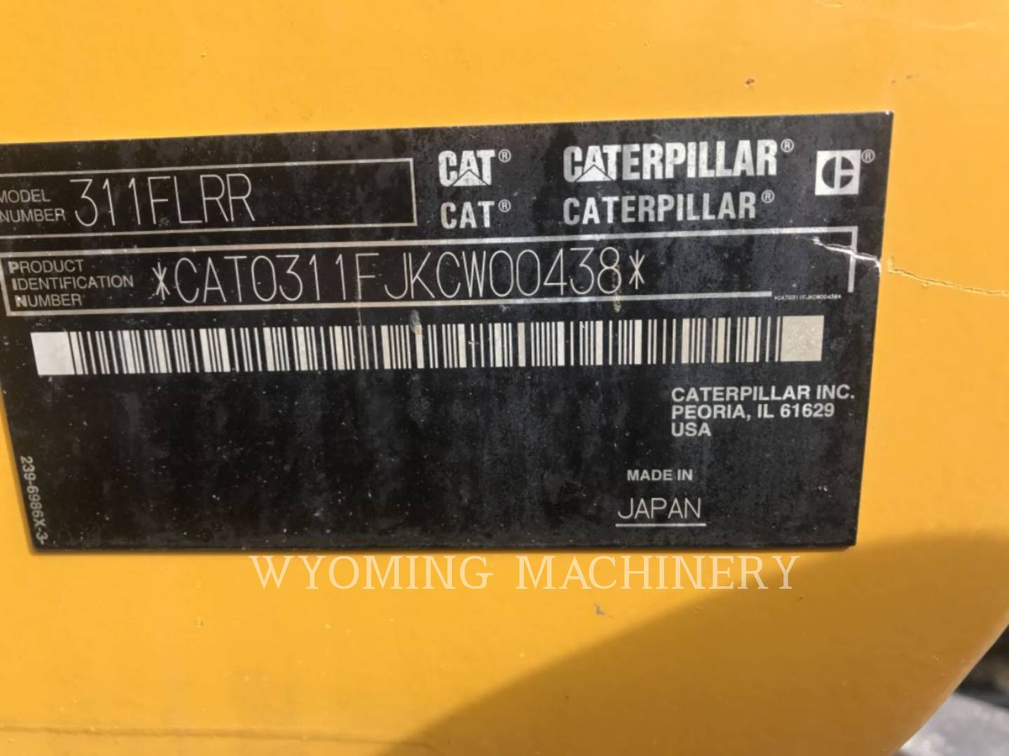 2017 Caterpillar 311F Excavator