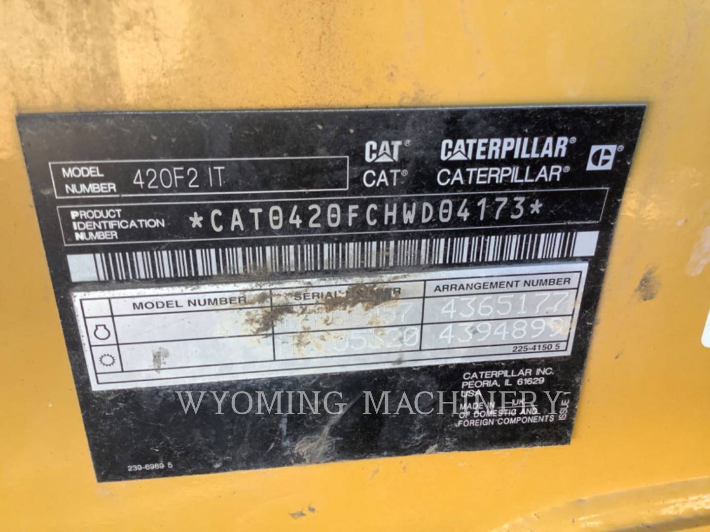 2019 Caterpillar 420F2 IT Tractor Loader Backhoe