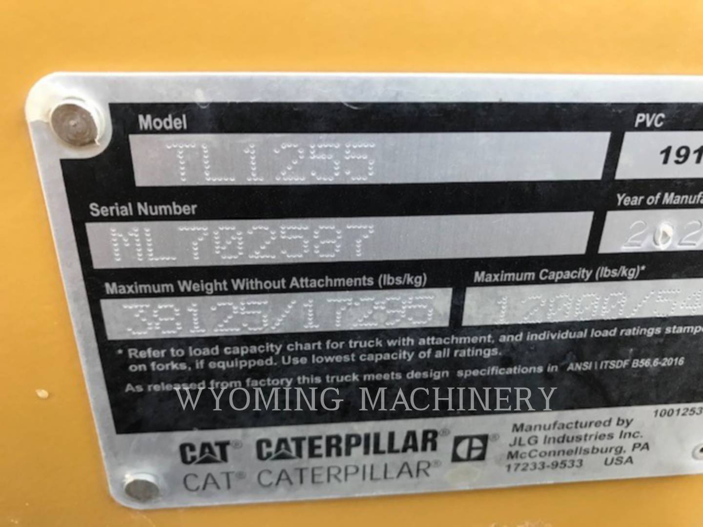 2020 Caterpillar TL1255D TeleHandler