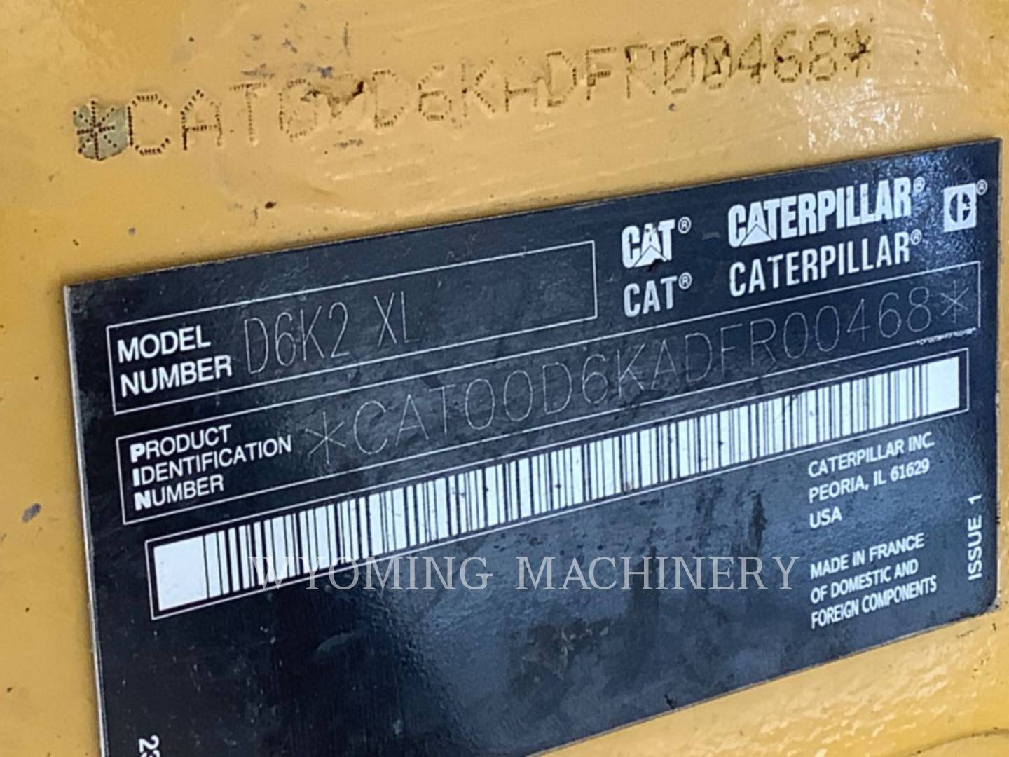 2017 Caterpillar D6K Dozer