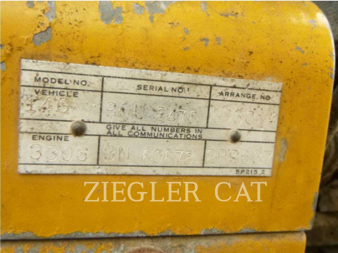 1977 Caterpillar 14G Grader - Road