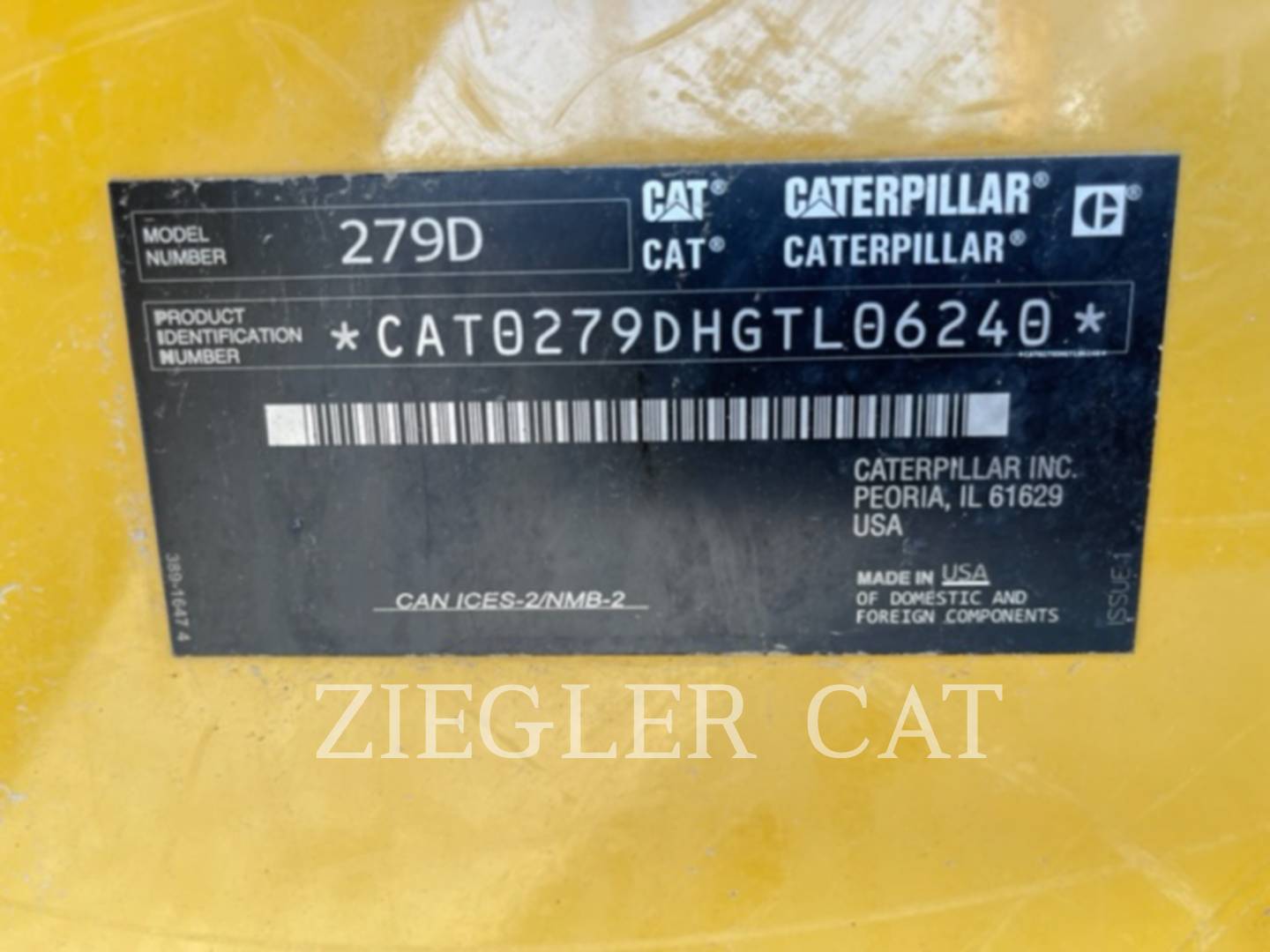 2019 Caterpillar 279D Misc