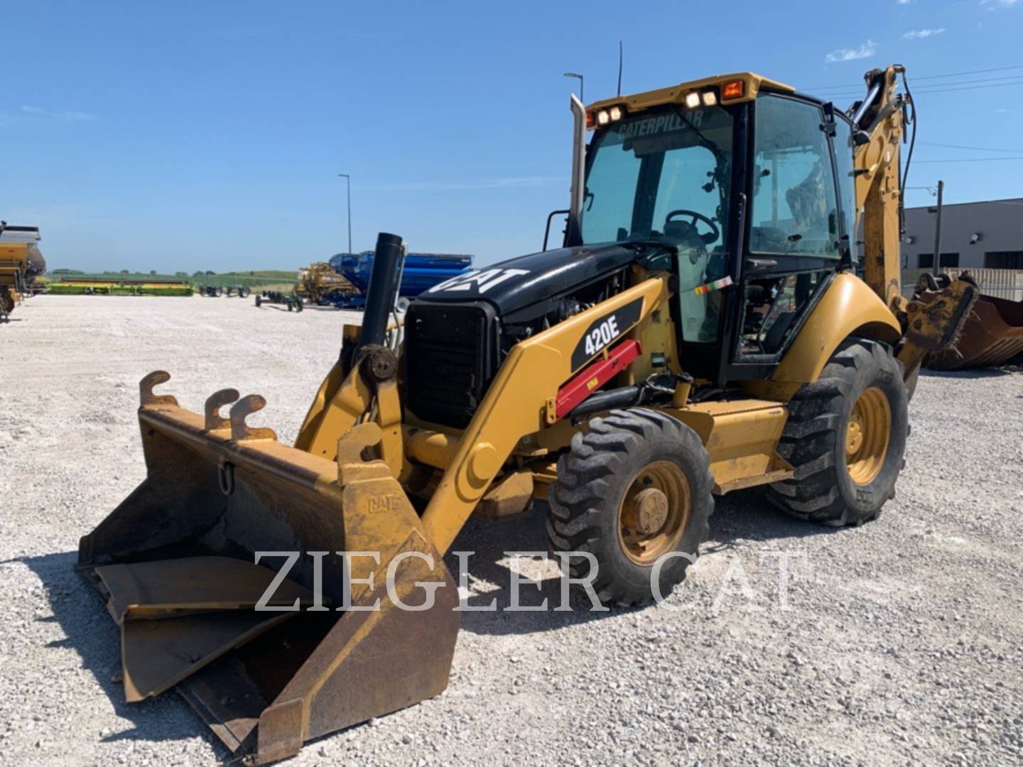 2008 Caterpillar 420E Tractor Loader Backhoe