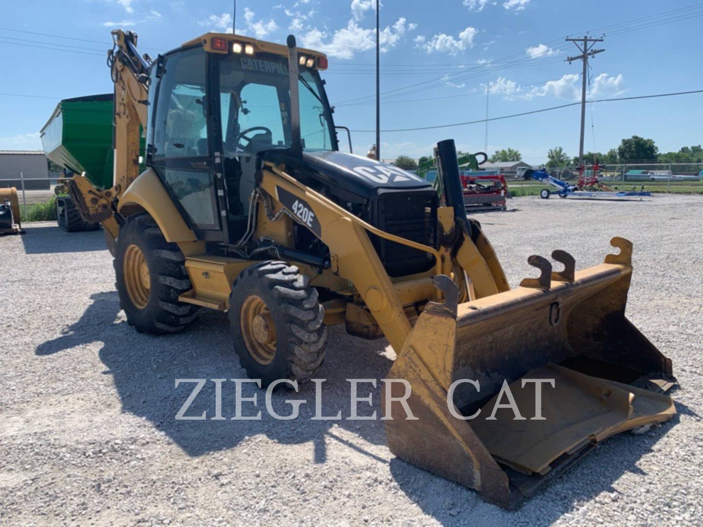 2008 Caterpillar 420E Tractor Loader Backhoe