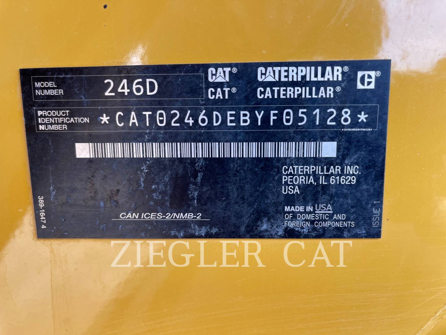 2019 Caterpillar 246D Skid Steer Loader