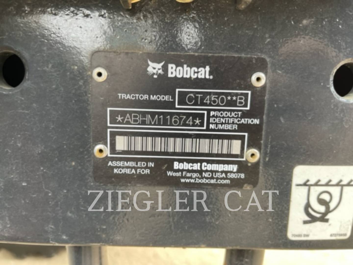 2008 Bobcat CT450 Tractor