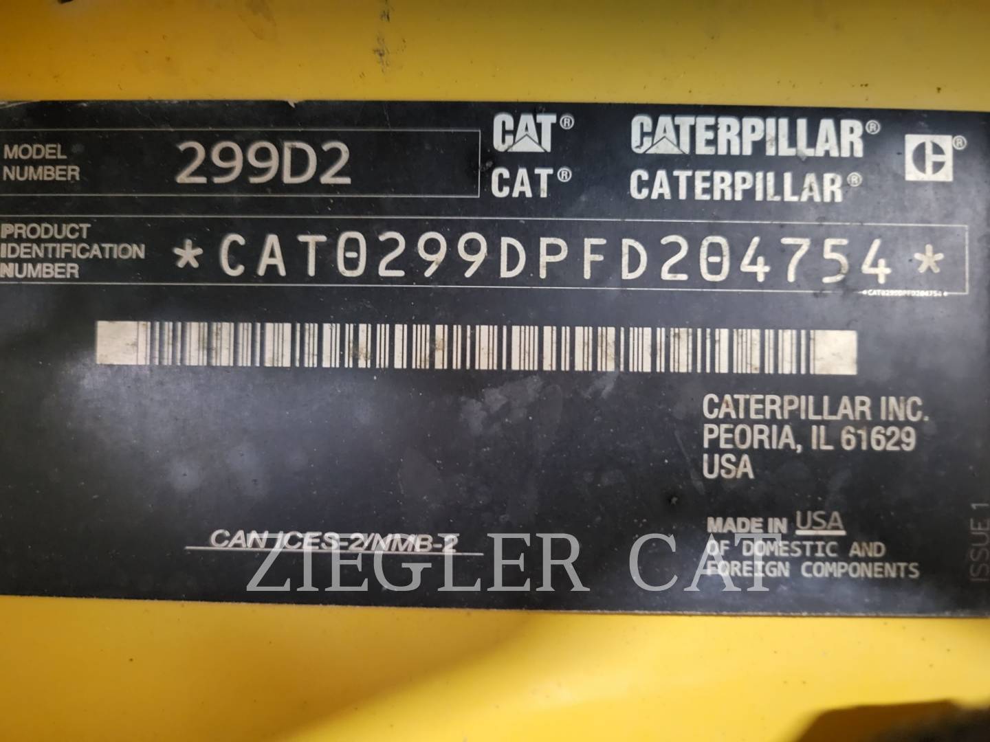 2019 Caterpillar 299D2 Misc