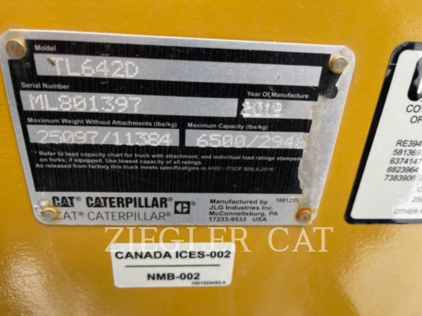 2019 Caterpillar TL642D TeleHandler