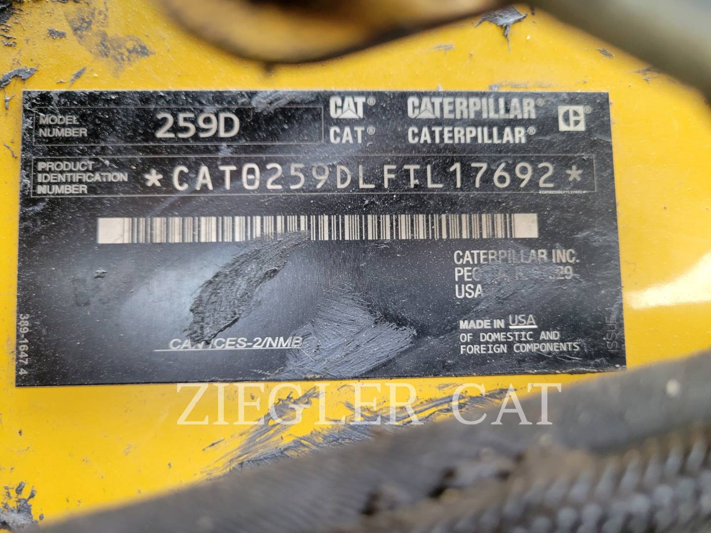 2018 Caterpillar 259D Misc