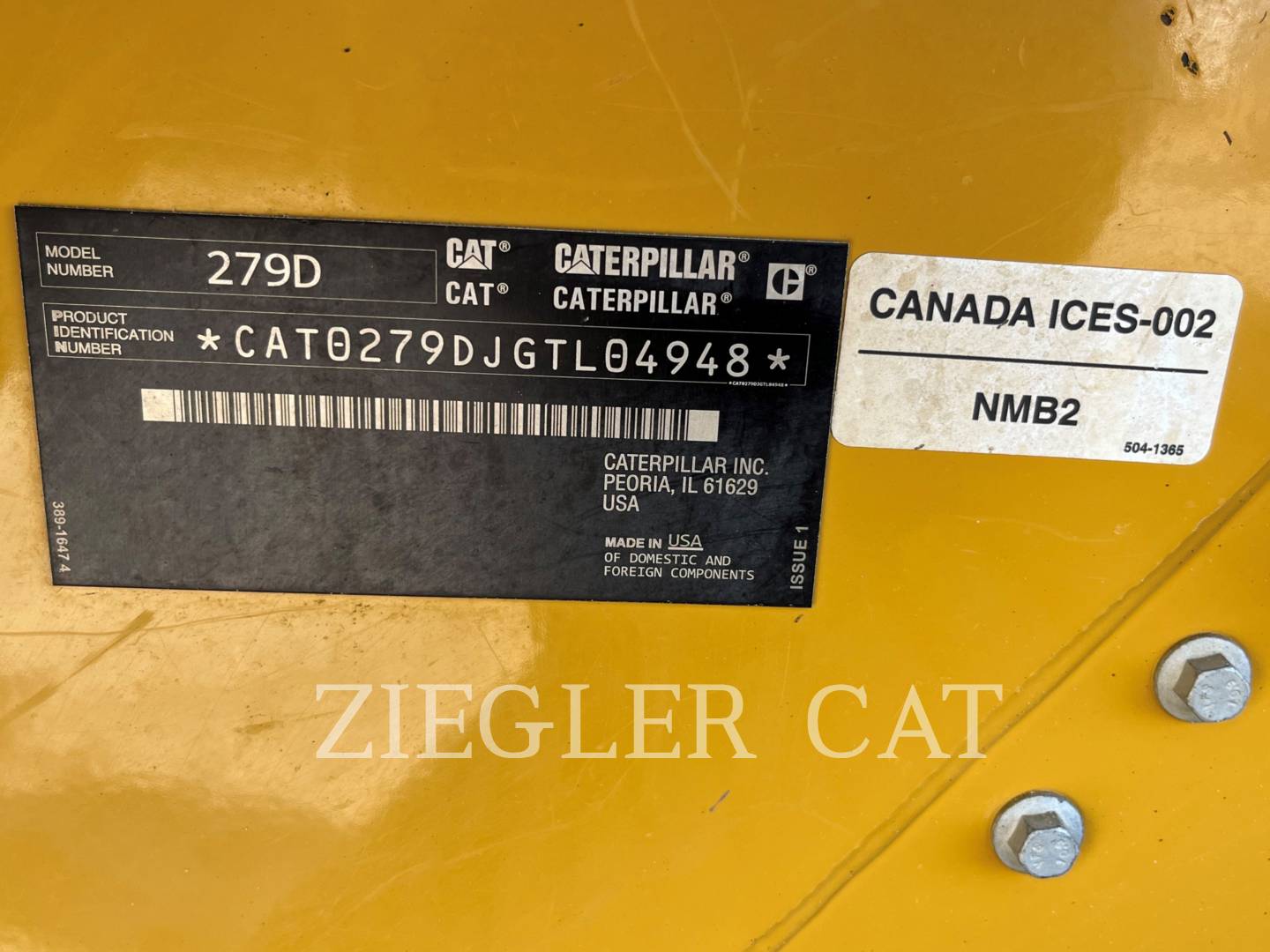 2018 Caterpillar 279D Misc