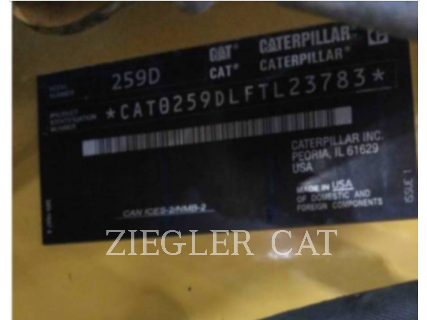 2019 Caterpillar 259D Misc