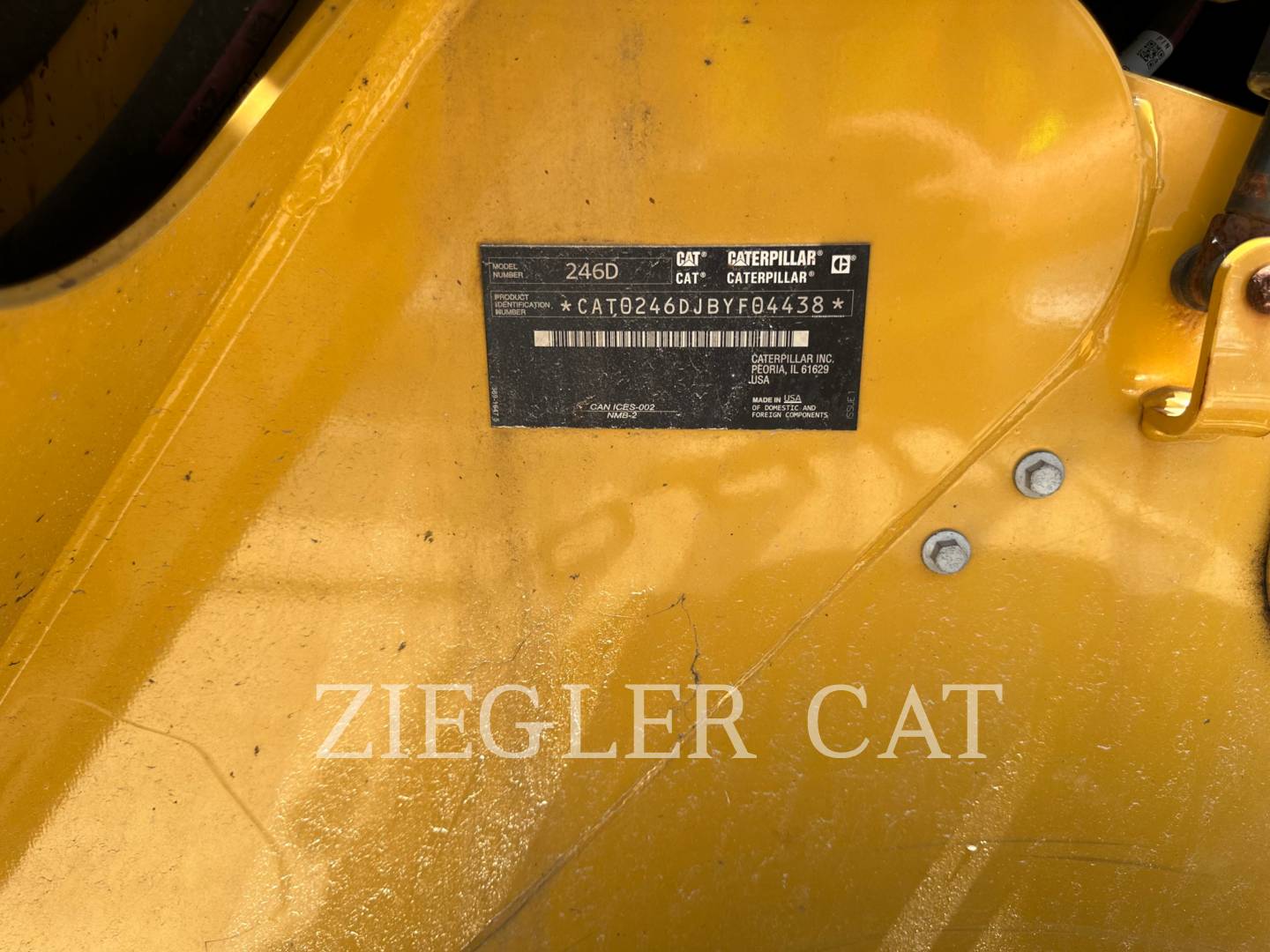 2018 Caterpillar 246D Skid Steer Loader