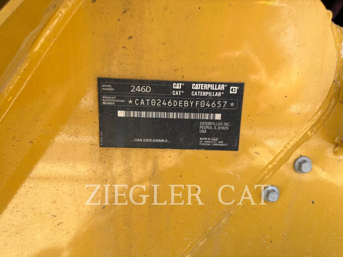 2018 Caterpillar 246D Skid Steer Loader