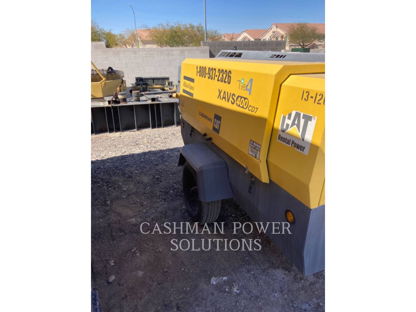 2013 Atlas Copco XAVS400 Air Compressor