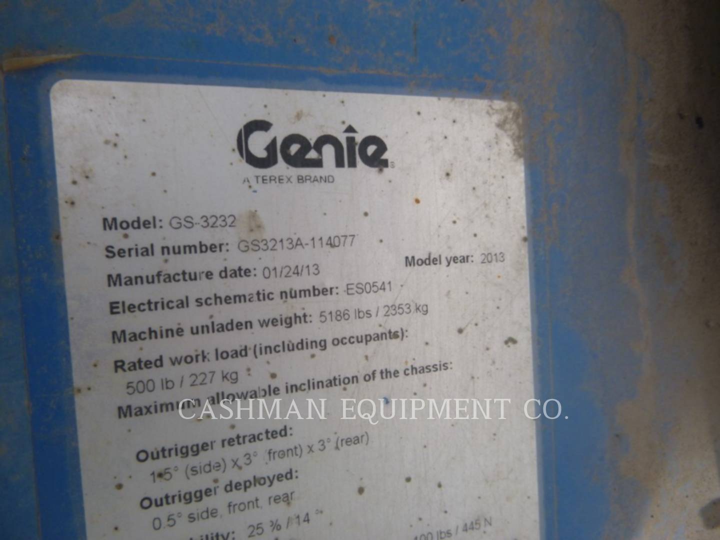 2013 Genie GS-3232 Lift Truck