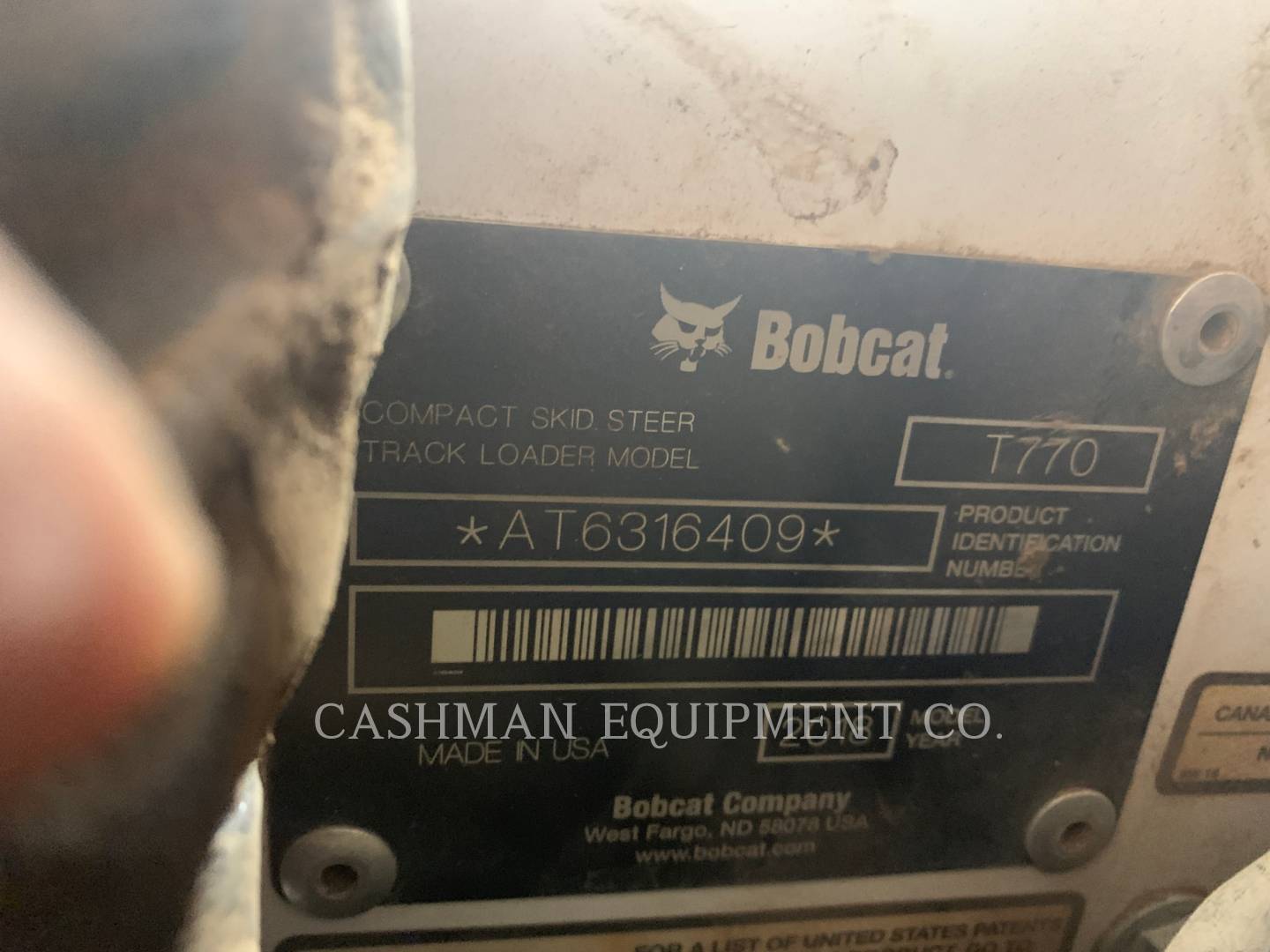 2018 Bobcat T770 Compact Track Loader